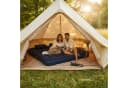 Luftbett mit beflockter Oberfläche, ideal für Camping und Indoor Bild 1