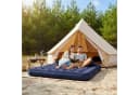 Luftbett mit beflockter Oberfläche, ideal für Camping und Indoor Bild 4
