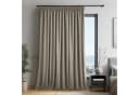 Deconovo Verdunkelungsvorhang Taupe mit Kräuselband Bild 1