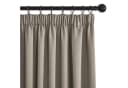 Deconovo Verdunkelungsvorhang Taupe mit Kräuselband Bild 4