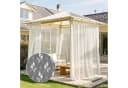 Rosnek Outdoor Gardine Floral Moskitonetz Wind- & Regendicht Bild 2
