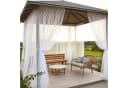 Rosnek Outdoor Gardine Floral Moskitonetz Wind- & Regendicht Bild 3