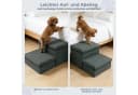 QUBEBU Haustiertreppe Grau 2-stufig Faltbar bis 60 kg Bild 4