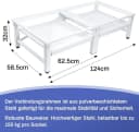 XERSEK Waschmaschinenuntergestell Stabil 32cm 2-Fach Ausziehablagen Bild 1
