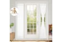 Lapalife Gardine Halbtransparent Weiß Stangenschlaufe Bild 2