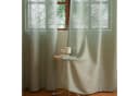 Sunicol Gardine 2er Set Transparente Leinenoptik Salbeigrün mit Ösen Bild 4
