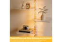 XERSEK Bücherregal 9 Ebenen Weiß mit LED-Sternenlicht Bild 4