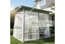 Sunicol Floraler Outdoor Vorhang Moskitonetz mit Tunnelzug Bild 4