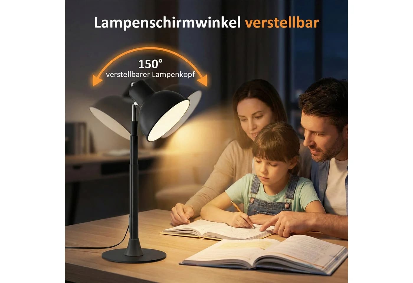 Sunicol Stehlampe Dimmbar Schwarz Höhenverstellbar LED - Bild 5