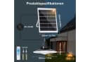 Rosnek LED Solarleuchte IP65 Dimmbar mit Bewegungssensor & 5m Kabel Bild 1