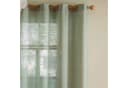 Lapalife Gardine Salbeigrün Leinenoptik mit Ösen 2er Set Bild 4