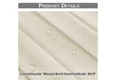 Sunicol Vorhang Wasserdicht Raumteiler Beige 100% Polyester Bild 3