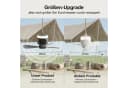 Lapalife Deckenventilator Grau mit Beleuchtung & Fernbedienung Bild 1