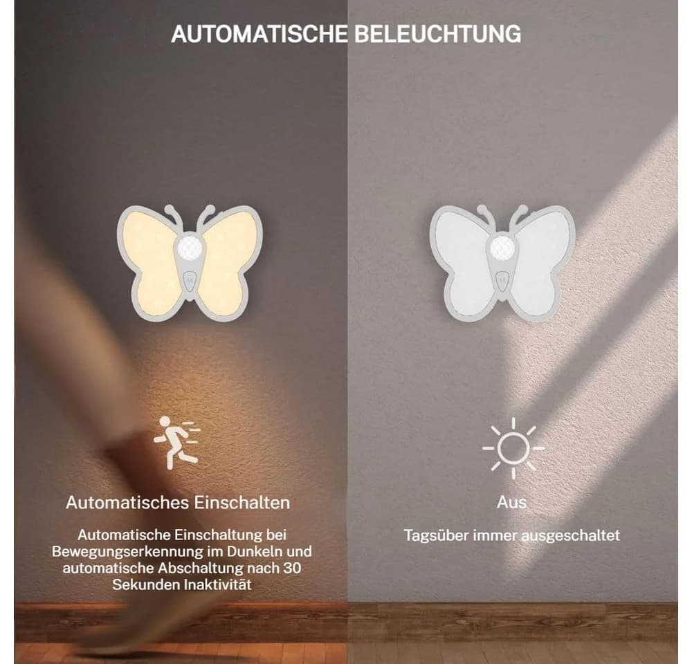 VIVIHEYDAY Dimmbares Nachtlicht mit Bewegungsmelder und Akku - Bild 3