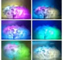 VIVIHEYDAY LED Wolkenlampe RGB Dimmbar mit App & Fernbedienung Bild 5