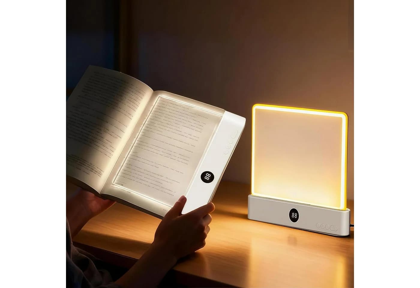 Lapalife LED Leselampe Dimmbar mit 3 Farben & Timer - Bild 2