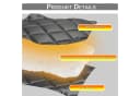 Rosnek Thermovorhang Grau mit Magnetverschluss & Magic Tape Bild 3