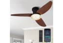 Rosnek Deckenventilator mit LED, Fernbedienung, 100 cm Bild 2