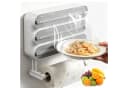 QUBEBU Wandrollenhalter 4-in-1 Grau/Schwarz mit Folienschneider Bild 2