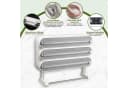 QUBEBU Wandrollenhalter 4-in-1 Grau/Schwarz mit Folienschneider Bild 3
