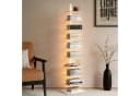 XIIW Bücherregal 1.8M LED Sternenlicht Standregal Drehbar Modern Design Bild 2