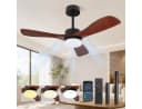 Lapamax Deckenventilator mit LED-Beleuchtung, 132 cm, Holzflügel, dimmbar Bild 2