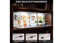 XERSEK Aufbewahrungsbox 3 Ebenen LED Vitrine Stapelbar Bild 5