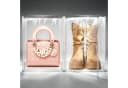 XERSEK Vitrine mit LED & Magnetklappe Transparente Acryl-Displaybox Stapelbar Bild 2