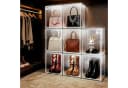 XERSEK Aufbewahrungsbox LED Acryl-Vitrine Transparent Stapelbar Bild 3