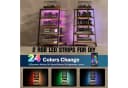 XIIW Media-Board TV-Regal mit RGB-LEDs & Steckdosenleiste Bild 3