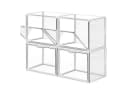 XIIW Vitrine Handtaschen Organizer Transparent Stapelbar Bild 5