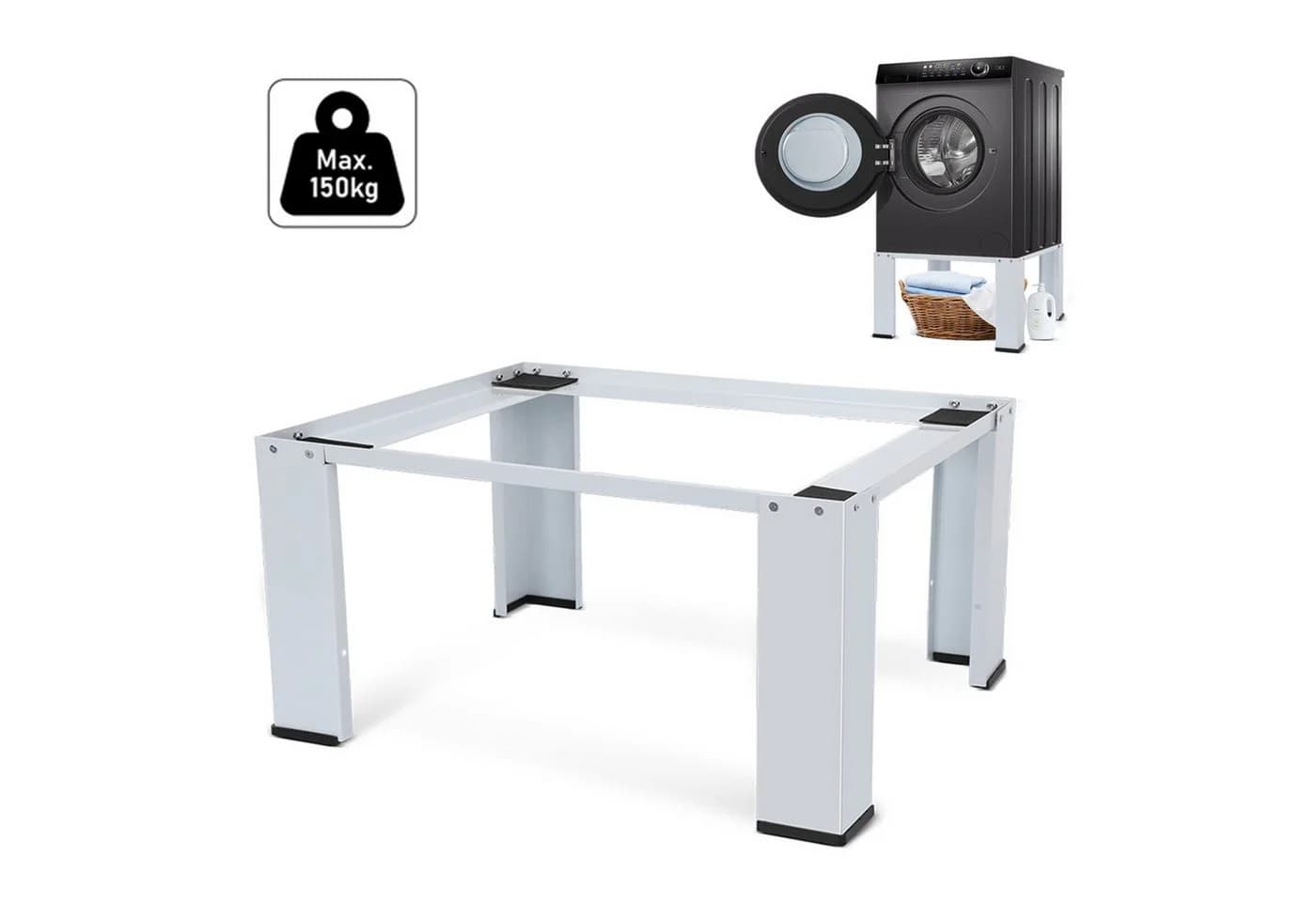 XIIW Waschmaschinenuntergestell 32cm Stahl Podest bis 150kg - Bild 2
