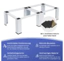 XIIW Waschmaschinenpodest Stahl 32cm 126x54cm 300kg Tragkraft Bild 1