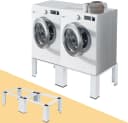 XIIW Waschmaschinenpodest Stahl 32cm 126x54cm 300kg Tragkraft Bild 2