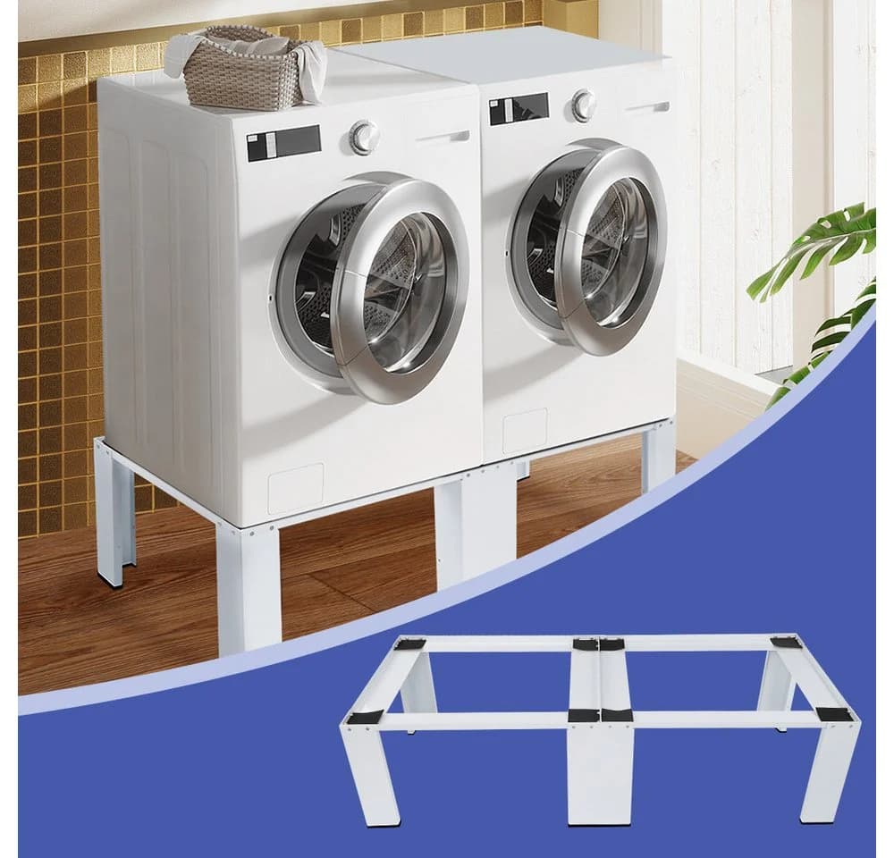 XIIW Waschmaschinenpodest Stahl 32cm 126x54cm 300kg Tragkraft - Bild 5