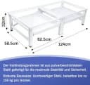 XIIW Waschmaschinenunterschrank Doppel Podest Stahl 32cm Bild 1