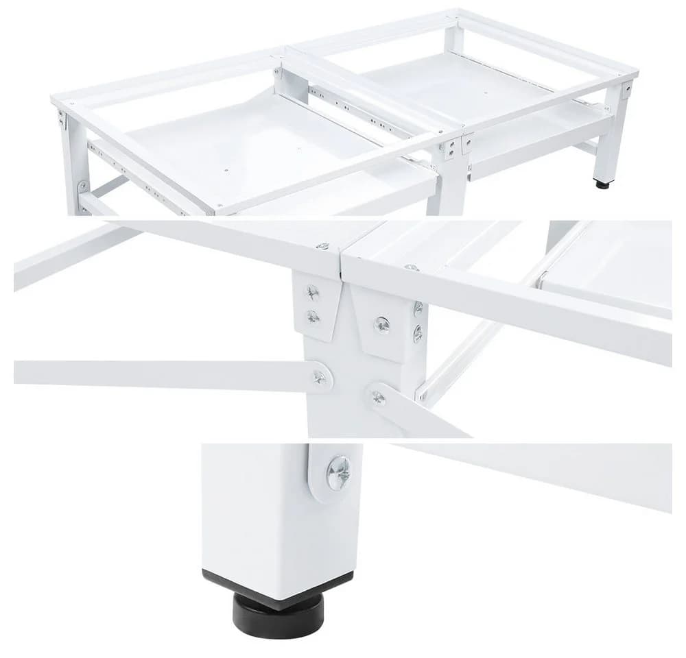 XIIW Waschmaschinenunterschrank Doppel Podest Stahl 32cm - Bild 4