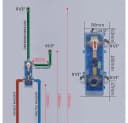XIIW Duscharmatur Unterputz Duschsystem Schwarz mit LCD Display Bild 3