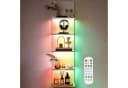 XIIW Wandregal 5-Ebenen mit RGB+IC Beleuchtung und Fernbedienung Bild 2