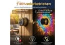 VIVIHEYDAY Solar-Mandala-Leuchte Metall Siebenfarbig IP65 Bild 4