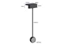 VIVIHEYDAY LED Solarleuchte Schwarz IP68 Wasserdicht Bild 1
