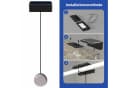 VIVIHEYDAY LED Solarleuchte Schwarz IP68 Wasserdicht Bild 5