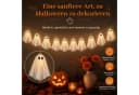 VIVIHEYDAY LED-Lichterkette Halloween Deko Geist 2m Weiß Bild 4