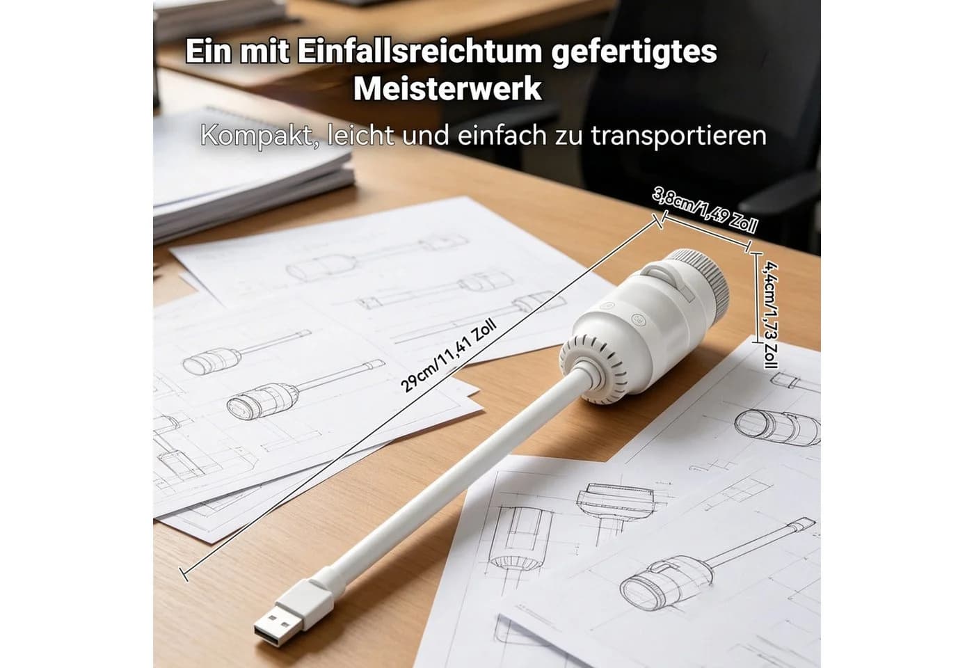 VIVIHEYDAY LED-Sternenhimmel Projektor Nachtlicht Weiß