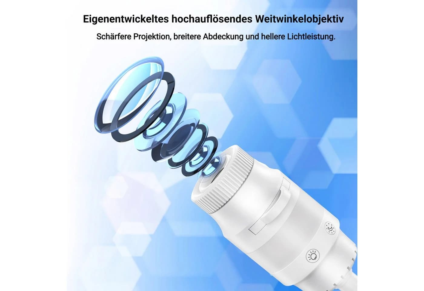 VIVIHEYDAY LED-Sternenhimmel Projektor Nachtlicht Weiß - Bild 5