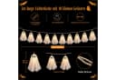 QUBEBU Halloween LED Lichterkette 200cm 10 Stk Pailletten Geister Bild 4