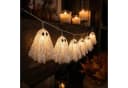 QUBEBU Halloween LED Lichterkette 200cm 10 Stk Pailletten Geister Bild 5