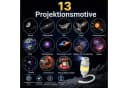 QUBEBU LED Sternenprojektor Nachtlicht mit 6 Folien USB Dimmbar Bild 1