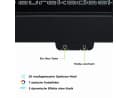 EE EUREKA ERGONOMIC Gamingtisch Schwarz mit RGB-Beleuchtung Bild 5