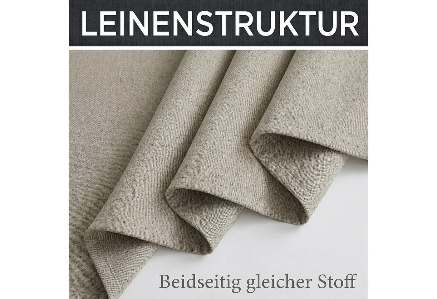 Lapamax Raumteiler-Vorhang mit Schiene 100% Verdunkelung - Bild 4